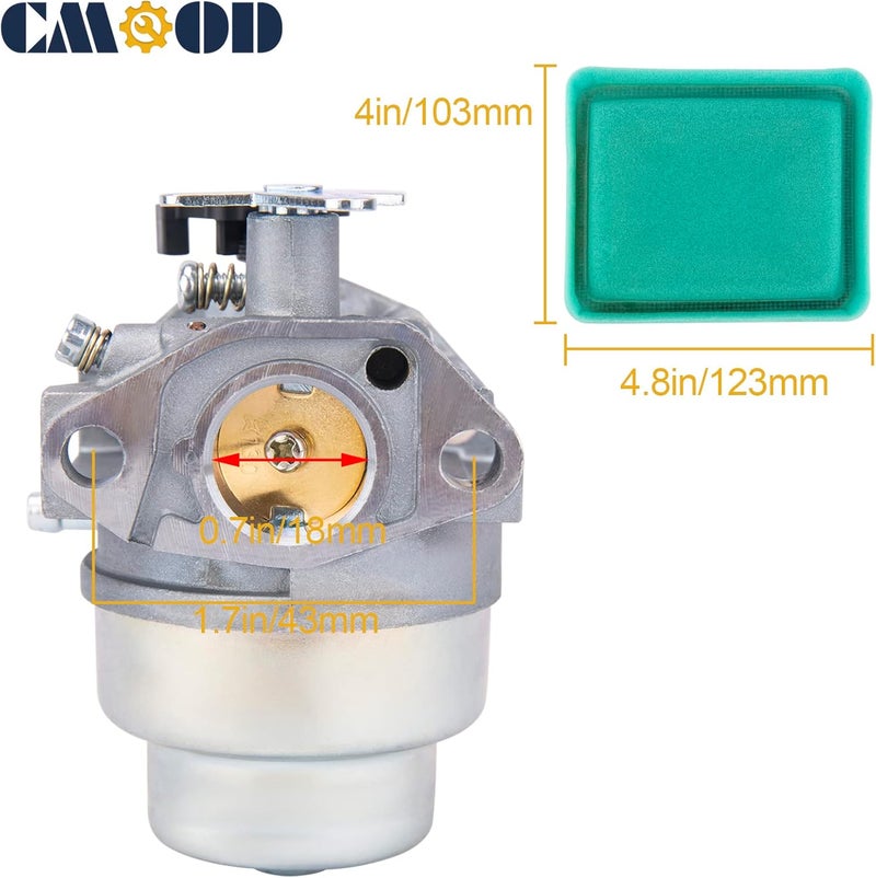 CMOOD GCV160 Carburetor Compatible With Honda HRT216 GCV160A HRR216 HRS216 HRB216 HRZ216 GCV160LA GCV160LE GCV160LAO Carburetor Lawn Mower Pressure Washer Engine Replace 16100-Z0L-023 16100-Z0L-853 - Image 3